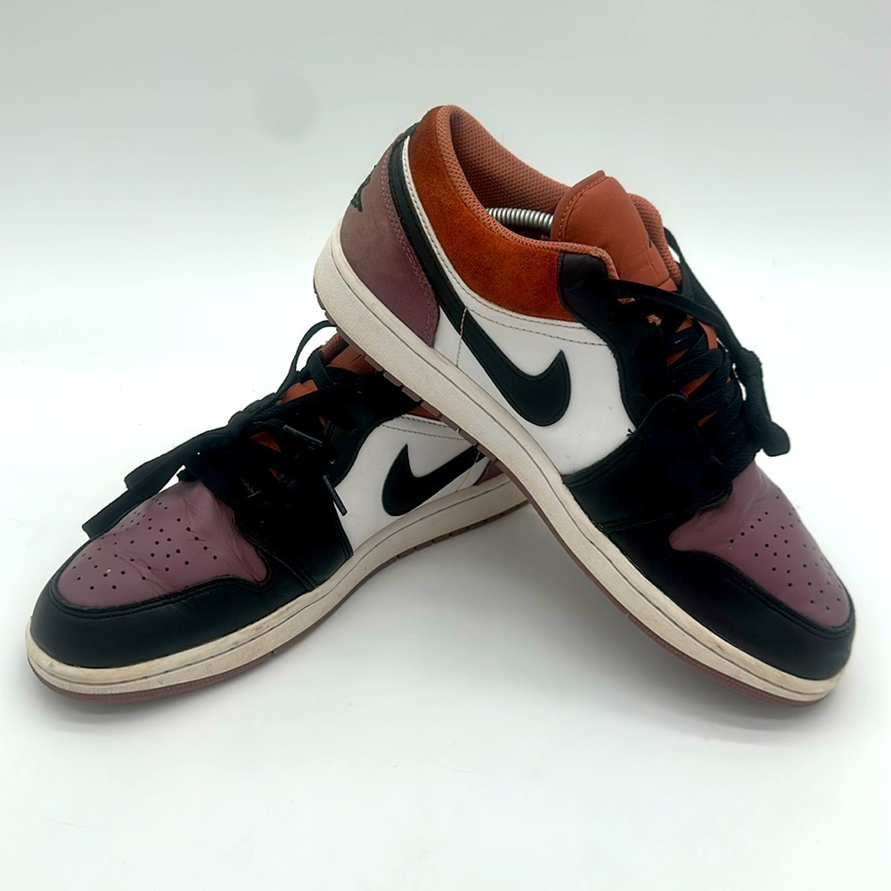 Nike Air Jordan 1 Low SE White Black Sky J Mauve Orange FB9907-102 Men Size 10.5